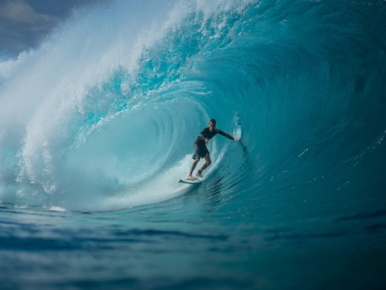 Man surfing