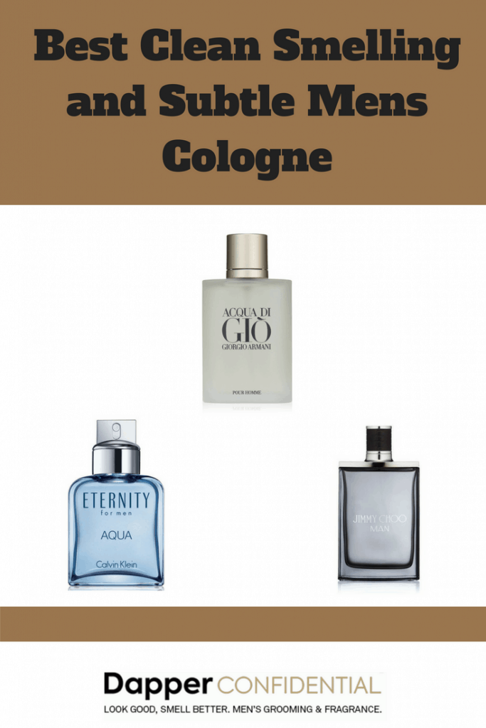 Best Clean Smelling and Subtle Mens Cologne Dapper Confidential