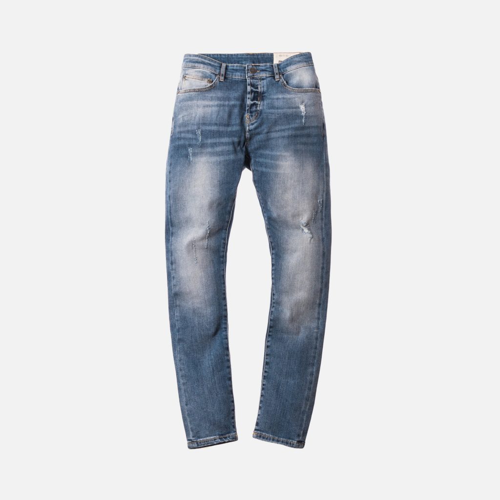 Denim faded blue pants