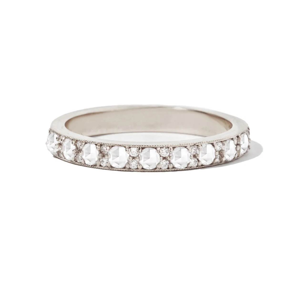 Milgrain Diamond Mosaic Ring