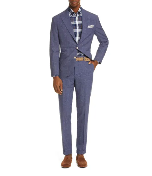 Glen Plaid Suit BRUNELLO CUCINELLI