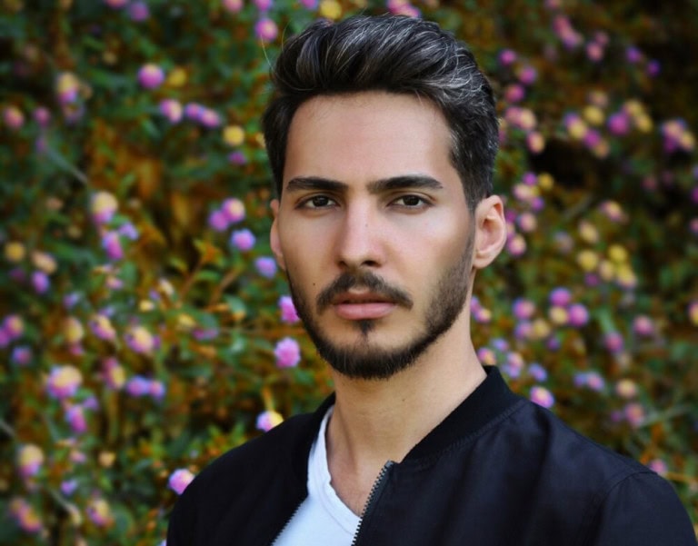 Man with dapper hairstyle