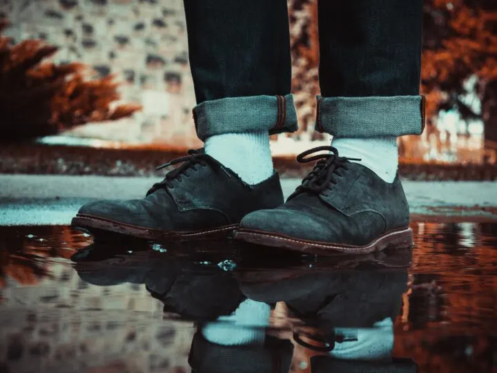 can i wear suede shoes in the rain