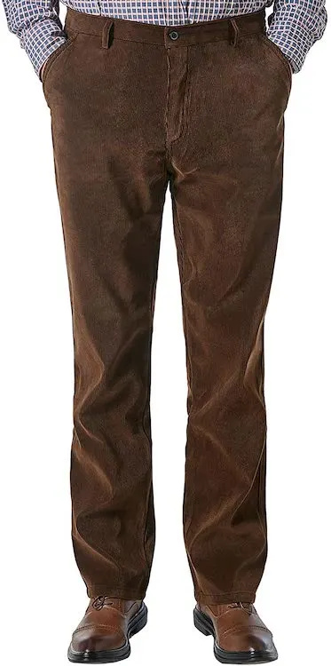 Alimens & Gentle Men's No-Iron Corduroy Pant