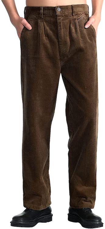 IDEALSANXUN Mens Corduroy Pants