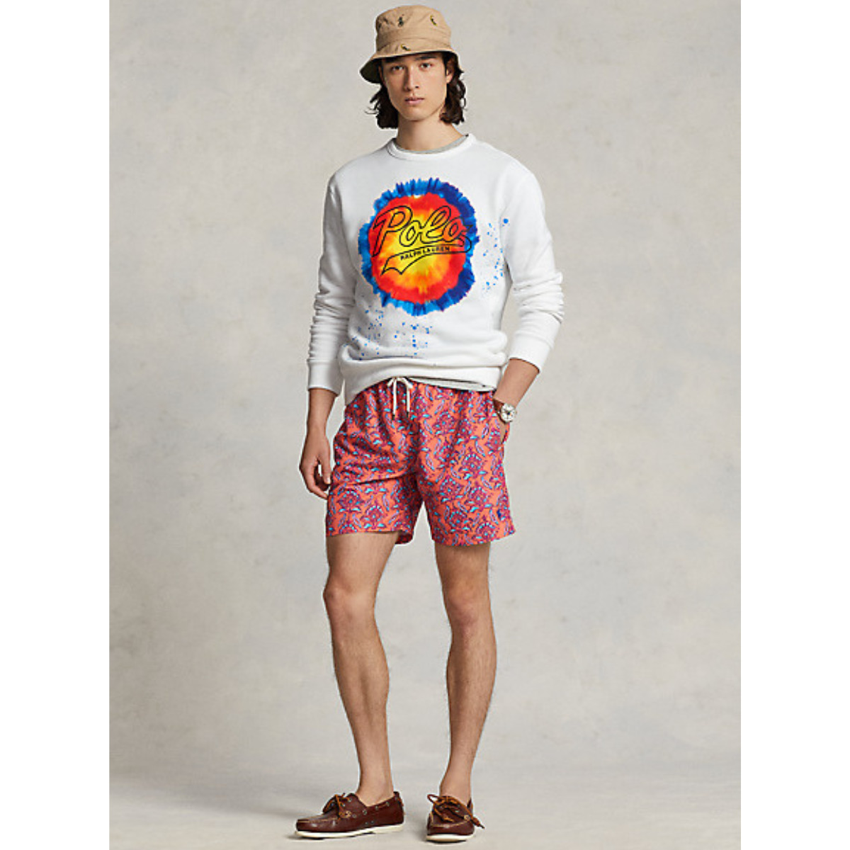 Ralph Lauren Tie Dye Logo Sweatshirt