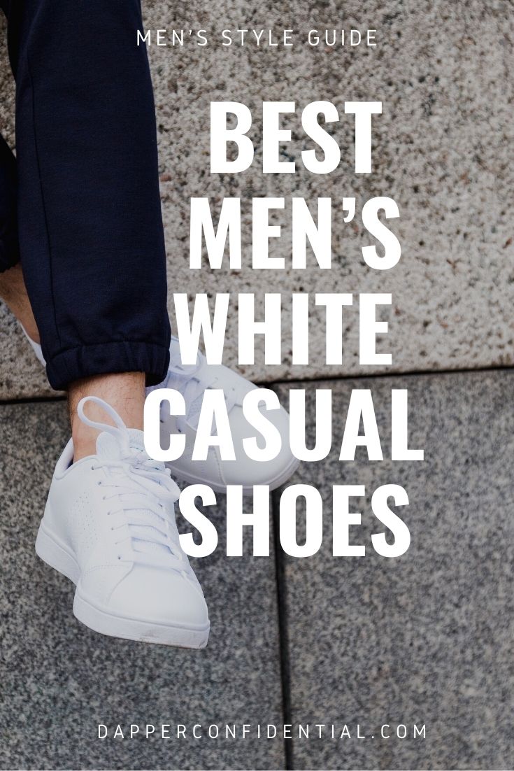 stylish white casual shoes for men's