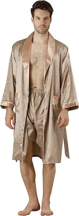 MAGE MALE Men's Summer Kimono Robe