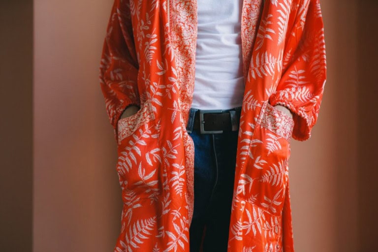 Men's kimono robe