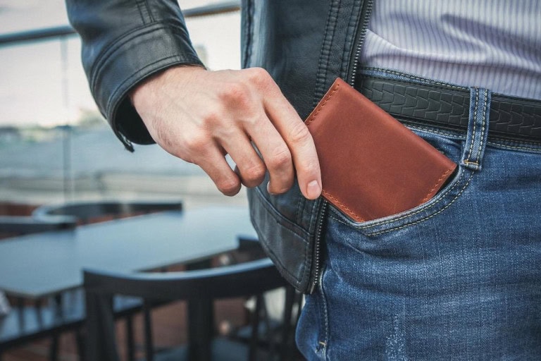 front pocket wallet
