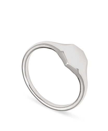 Davis Sterling Silver Signet Ring