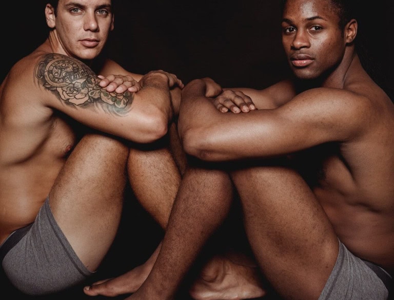 Men in ralph lauren boxers