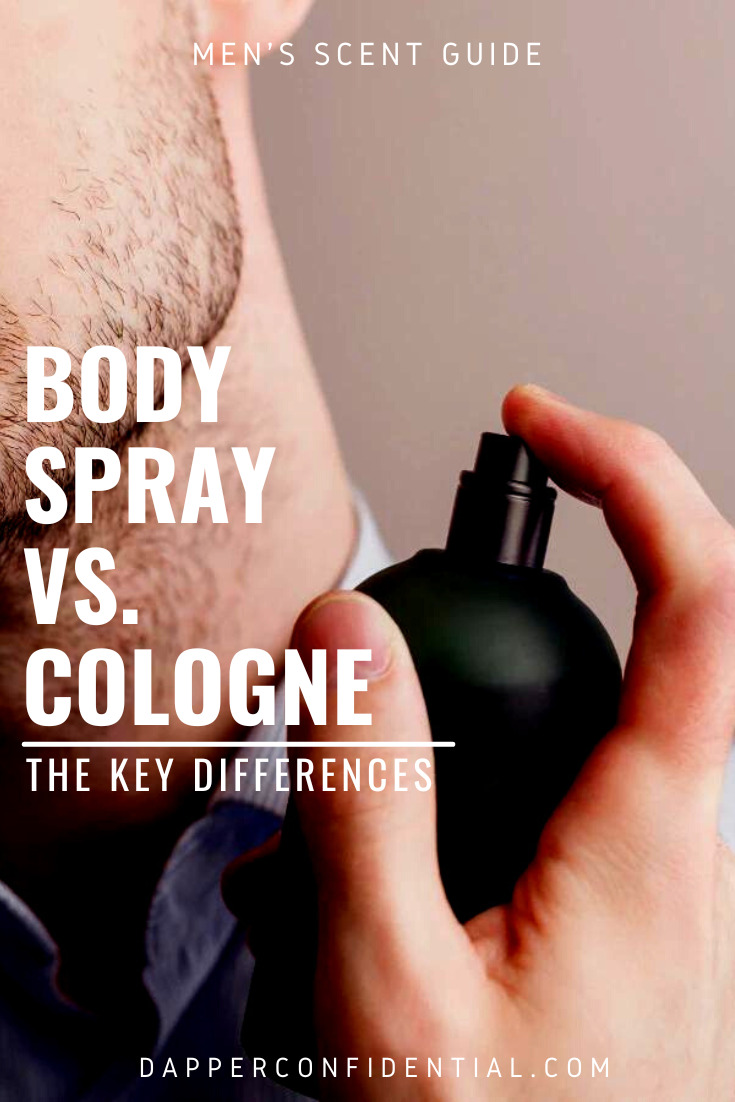 Body Spray vs. Cologne Key Differences Explained Dapper Confidential
